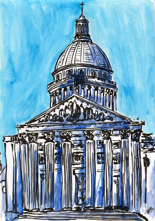 A034-2021 – Le Panthéon, Paris (w)